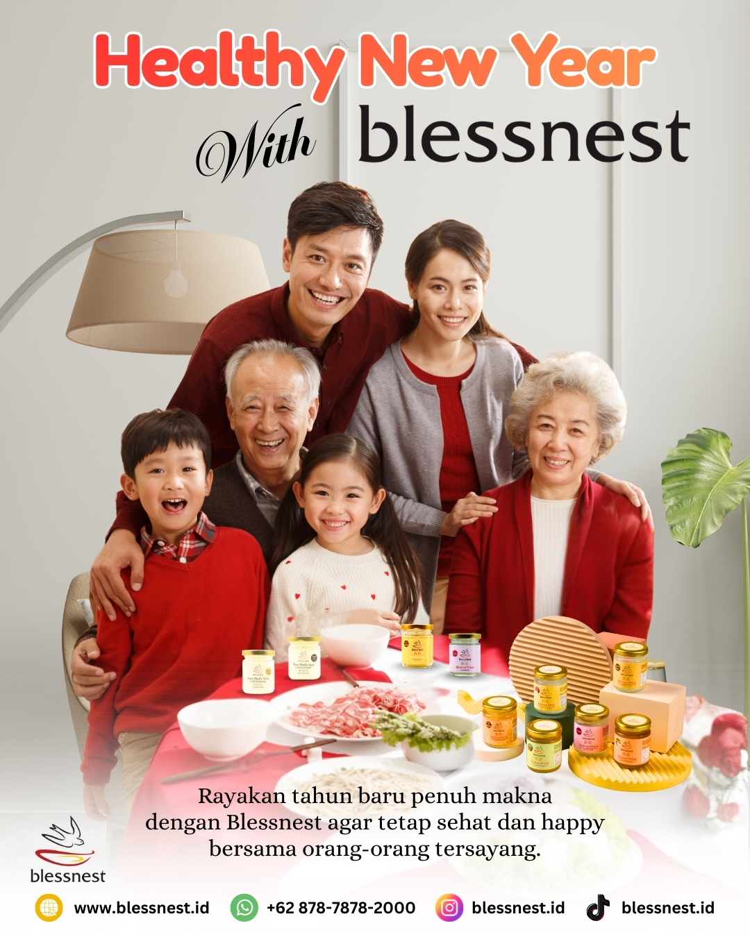 HEALTHY NEW YEAR WITH BLESSNEST 