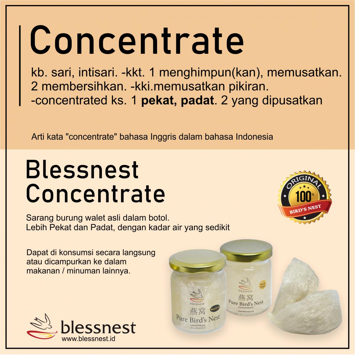 Asal Kata Concentrate