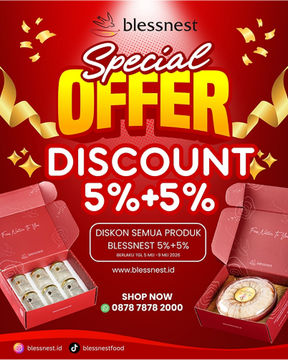 Diskon 5 mei blessnest