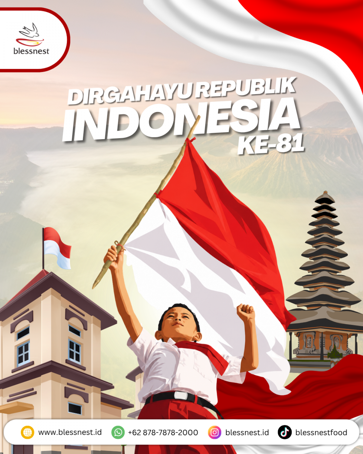 DIRGAHAYU REPUBLIK INDONESIA KE-81!
