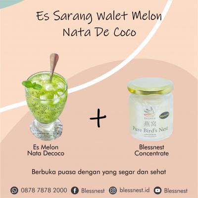 Es Sarang Walet Melon Nata De Coco